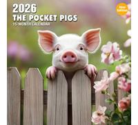The Pocket Pigs 2026 Calendar: Miniature pig portraits full of charm and cheer