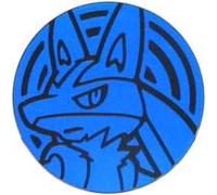 The Pokemon Company International - Moneta GCC LUCARIO [blu], multicolore, diametro 35 mm