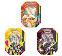 The Pokémon Company Tin da Collezione Megaforze Bundle 3x - Mega Dragonite-ex, Mega Darkrai-ex e Mega Zeraora-ex ITA + 100 Sleeves BaruZcard