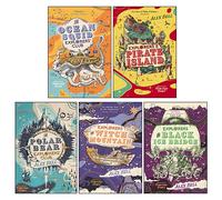 The Polar Bear Explorers Club Collection 5 Books Set By Alex Bell (Polar Bear Explorers Club, Explorers on Black Ice Bridge, Explorers on Witch Mountain, Ocean Squid Explorers Club & More)