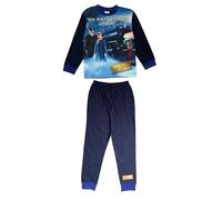 The Polar Express Pigiama per bambini, set da 2 pezzi, biancheria da notte, blu, età 3-10 anni