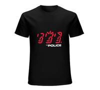 The Police Band Rock Men's T-Shirt Black XL