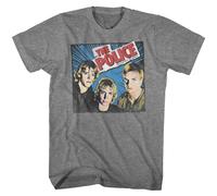 The Police Comic-Ish T-Shirt Manica Corta Heather Grafite