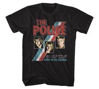 The Police Ghost In The Machine T-Shirt Manica Corta Uomo Nero Cotone