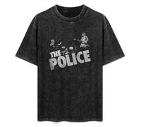 The Police Rock Band Live Concert Zenyatta Trio Vintage Short Sleeve Men Women T-Shirts Washed Cotton Size S