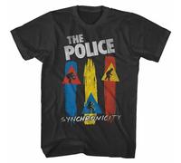 The-Police-Rock-Band-T-Shirt-Synchronicity-Album-Cover-Mens-Vintage-Men-Gift-Tee Black BlackXL