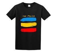 The Police Synchronicity Album Rock Cartoon Dance Rock Base Concise Mens T-Shirt Black Size M