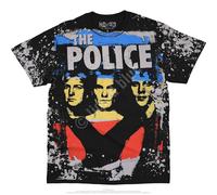 The Police Synchronicity Havok Paint Splatter New Wave Rock Music T Shirt 31303