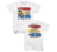 The Police Synchronicity T-Shirt Manica Corta Cotone Bianco Girocollo