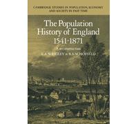 The Population History of England 1541-1871: A Reconstruction