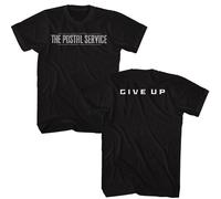 The Postal Service - Give Up - American Classici - Solido Nero Adulto Corto Mani