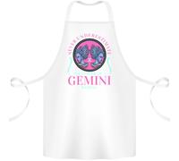 The Potenza di Un Gemini Donna Stella Insegna Cotone Grembiule 100% Biologico