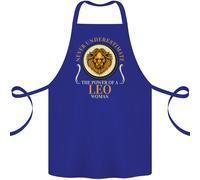 The Potenza di Un Leo Donna Stella Insegna Cotone Grembiule 100% Biologico