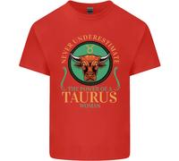 The Power Of A Taurus Donna Stella Segno T-Shirt Ragazzi Ragazze