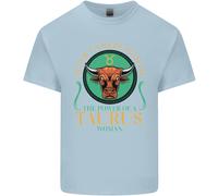 The Power Of A Taurus Donna Stella Segno T-Shirt Ragazzi Ragazze