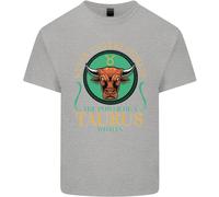 The Power Of A Taurus Donna Stella Segno T-Shirt Ragazzi Ragazze