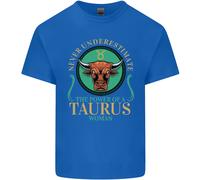 The Power Of A Taurus Donna Stella Segno T-Shirt Ragazzi Ragazze