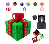 The Prank Box - Hilarious Screw Challenge with Middle Finger Surprise, The Annoying Present with Middle Finger, Prank Gift Box for Birthday, Christmas, Halloween(Green Red)
