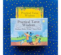 The Pratico Tarot Wisdom Con Radiant Rider Waite Cards Deck Us Games Nuovo