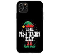 The Pre-K Teacher Elf - Divertente famiglia natalizia abbinata Custodia per iPhone 11 Pro Max