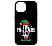 The Pre-K Teacher Elf - Divertente famiglia natalizia abbinata Custodia per iPhone 14