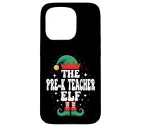 The Pre-K Teacher Elf - Divertente famiglia natalizia abbinata Custodia per iPhone 15 Pro