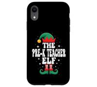 The Pre-K Teacher Elf - Divertente famiglia natalizia abbinata Custodia per iPhone XR