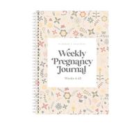 The Pregnancy Journal, diario per gravidanza, diario di gravidanza, libro dei ricordi delle mamme in attesa di gravidanza, calendario settimanale mensile per tenere traccia delle pietre miliari 20,3 x