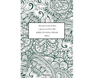 The Present is the Canvas Where Life Paints its Most Vibrant Hues: Square Grid Notebook: A Creative Space for Dreams, Plans, and Daily Inspirations