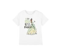 The Princess and the Frog Does Not Kiss Frogs Maglietta Tiana Bambini (TV4490)