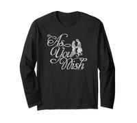 The Princess Bride As You Wish Script Retro Movie Maglia a Manica