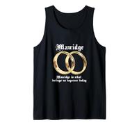 The Princess Bride Mawwiage Rings Retro Movie Canotta