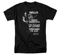 The Princess Bride Retro t-Shirt My Name is Inigo Montoya Graphic Tee PB125
