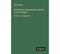 The Princess Casamassima; A Novel, In Two Volumes: Volume 1 - in large print