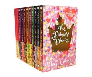 The Princess Diaries Collection Meg Cabot 10 Books Set (The Princess Diaries, Take Two, Third Time Lucky, Mia Goes Fourth, Give Me Five, Sixsational, Seventh Heaven, After Eight, The Princess Diaries to the Nine, The Princess Diaries Ten out of Ten)