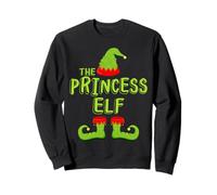 The Princess Elf t-Shirt Abbinata Camicia Elfo di Natale Felpa