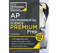 The Princeton R Princeton Review AP Environmental Science Premium Pr (Tascabile)