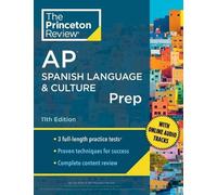 The Princeton R Princeton Review AP Spanish Language & Culture Prep, (Tascabile)