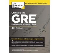 The Princeton Re Cracking the GRE Mathematics Subject Test, 4th Edi (Tascabile)