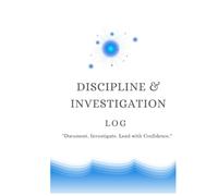 The Principal's Discipline & Investigation Log: Professional Documentation for Student Behavior, Investigations, and Administrative Follow-Up
