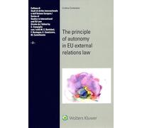 The principle of autonomy in eu external relations law