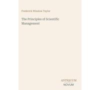 The Principles of Scientific Management