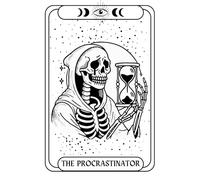 The Procrastinator Tarot Journal - A Gothic Skeleton Notebook for All the Things You’ll Get to Later