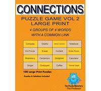 The Professor Connections Puzzle Game Vol 2 Large Print (Tascabile)