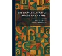 The Pronunciation of 10,000 Proper Names