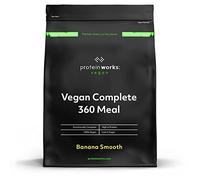 THE PROTEIN WORKS Pasto Completo 360 - Pasto Completo Equilibrato - 100% Vegano - Pasto Rapido e Conveniente Banana Vellutata - 500 g