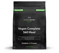 THE PROTEIN WORKS Pasto Completo 360 - Pasto Completo Equilibrato - 100% Vegano - Pasto Rapido e Conveniente Panna & Biscotti- 2 kg
