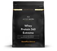 The Protein Works - Proteine Whey 360 Extreme in Polvere - Banana al Caramello - Frullato Ad Alto Contenuto Proteico - Con Glutammina, Vitamine e Minerali - 600g
