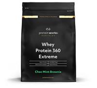 The Protein Works - Proteine Whey 360 Extreme in Polvere - Brownie Menta e Cioccolato - Frullato Ad Alto Contenuto Proteico - Con Glutammina, Vitamine e Minerali - 600g
