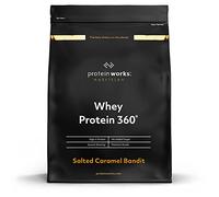 THE PROTEIN WORKS Proteine Whey 360 In Polvere, Caramello Salato Intenso, Frullato Ad Alto Contenuto Proteico, Senza Zuccheri Aggiunti e Basso Contenuto Di Grassi, Miscela Di Proteine 600 g